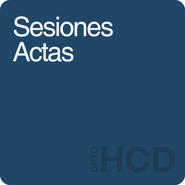 Sesiones Actas